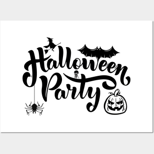 Halloween Party Posters and Art